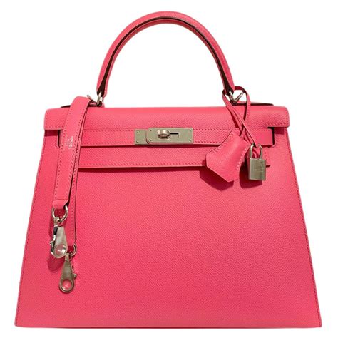 HERMES Epsom Kelly Sellier 28 Rose Azalee 